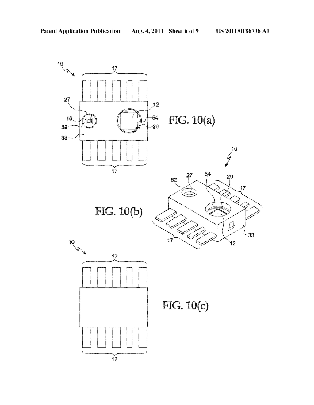 Optical Proximity Sensor Package with Lead Frame - diagram, schematic, and image 07