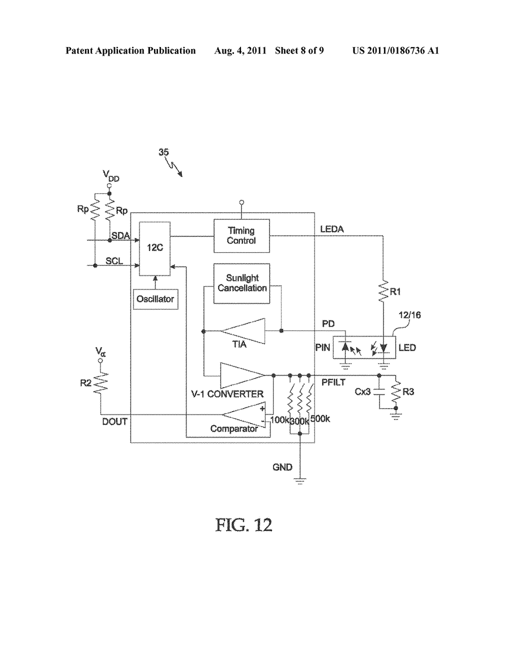 Optical Proximity Sensor Package with Lead Frame - diagram, schematic, and image 09