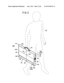 Radiographic image capturing apparatus, radiographic image capturing     system, and method of supplying electric power to radiographic image     capturing apparatus diagram and image