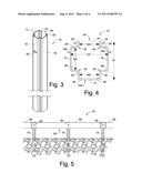 Highway Guardrail Post diagram and image