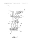 Shower chair/walker combination diagram and image