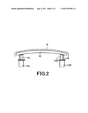 Tow hook support device for vehicle diagram and image