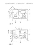 Door Opening Mechanism With Automatic Adjustment Of The Door Opening Latch diagram and image