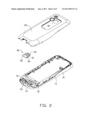BATTERY COVER LATCH MECHANISM AND PORTABLE ELECTRONIC DEVICE USING THE     SAME diagram and image