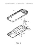 BATTERY COVER LATCH MECHANISM AND PORTABLE ELECTRONIC DEVICE USING THE     SAME diagram and image