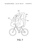 SAFETY PROTECTION CANOPY FOR MOTOR/MAN-POWERED VEHICLE diagram and image