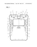 VEHICLE CEILING STRUCTURE diagram and image