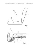 CUSHION ELEMENT WITH DIFFERENT HARDNESS ZONES FOR MOTOR VEHICLES diagram and image