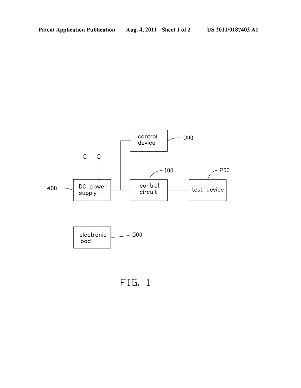 SYSTEM FOR TESTING POWER SUPPLY PERFORMANCE - diagram, schematic, and image 02