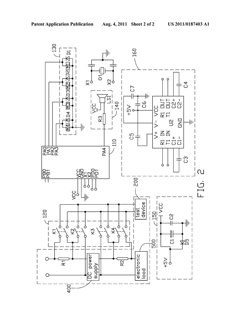 SYSTEM FOR TESTING POWER SUPPLY PERFORMANCE - diagram, schematic, and image 03