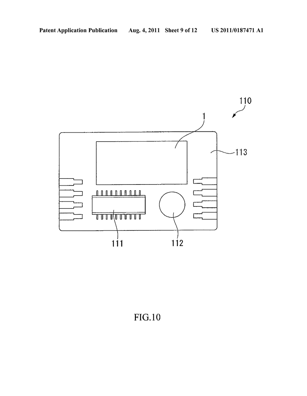 PIEZOELECTRIC VIBRATOR, OSCILLATOR, ELECTRONIC APPARATUS, AND     RADIO-CONTROLLED TIMEPIECE - diagram, schematic, and image 10