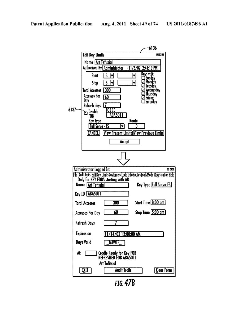 Electronic Access Control Device and Management System - diagram, schematic, and image 50