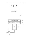 MULTIPLE LEVEL CELL PHASE-CHANGE MEMORY DEVICES HAVING PRE-READING     OPERATION RESISTANCE DRIFT RECOVERY, MEMORY SYSTEMS EMPLOYING SUCH     DEVICES AND METHODS OF READING MEMORY DEVICES diagram and image