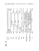 NON-VOLATILE SEMICONDUCTOR MEMORY DEVICE HAVING NON-SELECTED WORD LINES     ADJACENT TO SELECTED WORD LINES BEING CHARGED AT DIFFERENT TIMING FOR     PROGRAM DISTURB CONTROL diagram and image