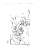 Fixing Device Having Adjustment Mechanism for Adjusting Sheet Discharging     Direction diagram and image