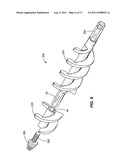 REPLACEABLE TIP FOR A BIT OR AUGER BIT diagram and image