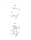 MOBILE TERMINAL AND METHOD FOR DISPLAYING INFORMATION diagram and image