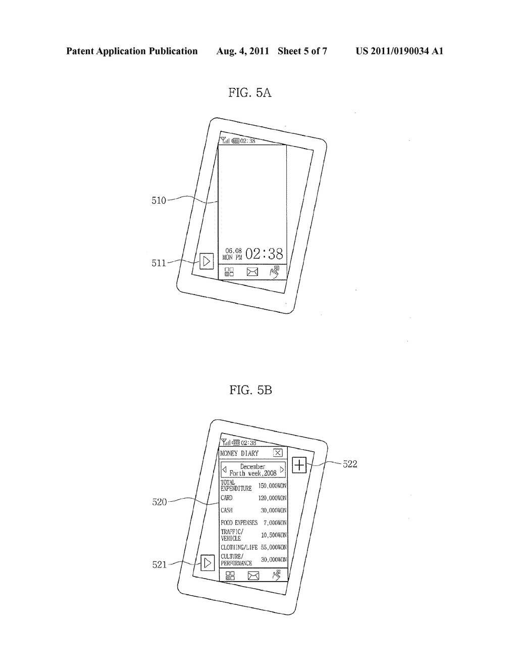 MOBILE TERMINAL AND METHOD FOR DISPLAYING INFORMATION - diagram, schematic, and image 06