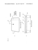 Living body pressing device, method of manufacturing same, and blood     pressure measuring device diagram and image