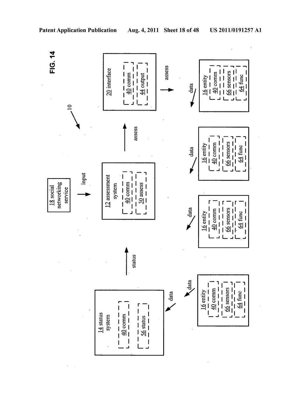 System and method for output of comparison of physical entities of a     received selection and associated with a social network - diagram, schematic, and image 19