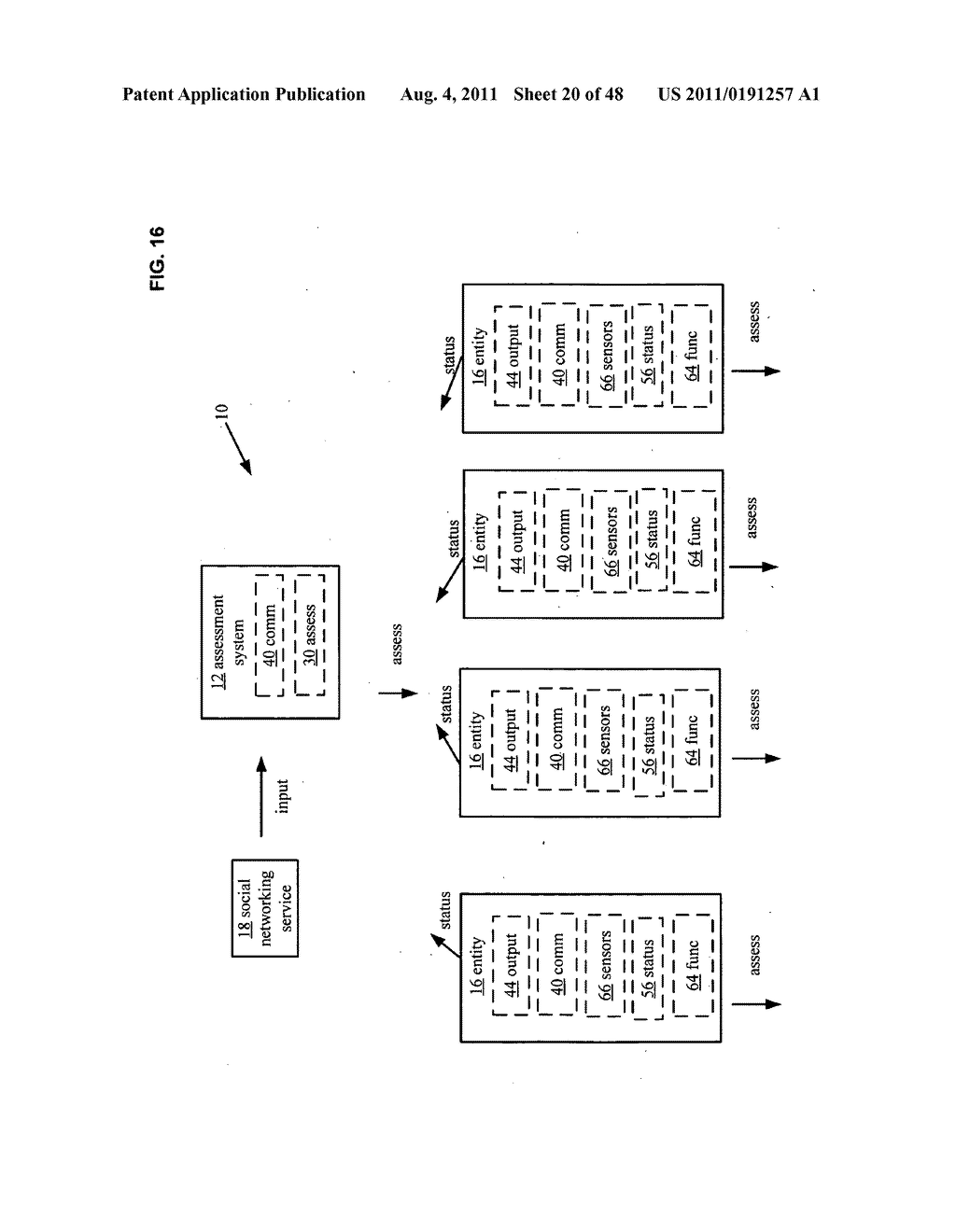 System and method for output of comparison of physical entities of a     received selection and associated with a social network - diagram, schematic, and image 21