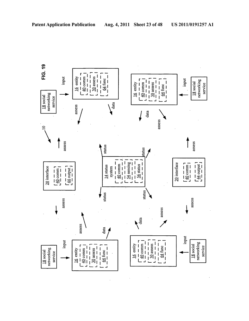 System and method for output of comparison of physical entities of a     received selection and associated with a social network - diagram, schematic, and image 24