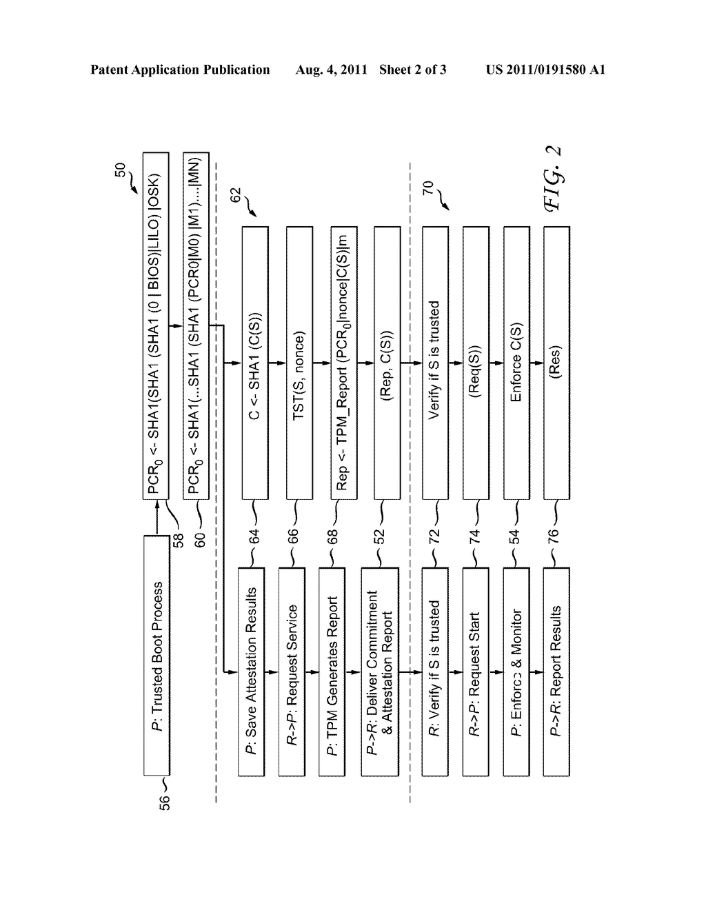 METHOD AND SYSTEM FOR EXECUTION MONITOR-BASED TRUSTED COMPUTING - diagram, schematic, and image 03