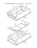 PRODUCT PACKAGE UTILIZING AN INFORMATION INDICATOR HELD IN A PRODUCT TRAY diagram and image