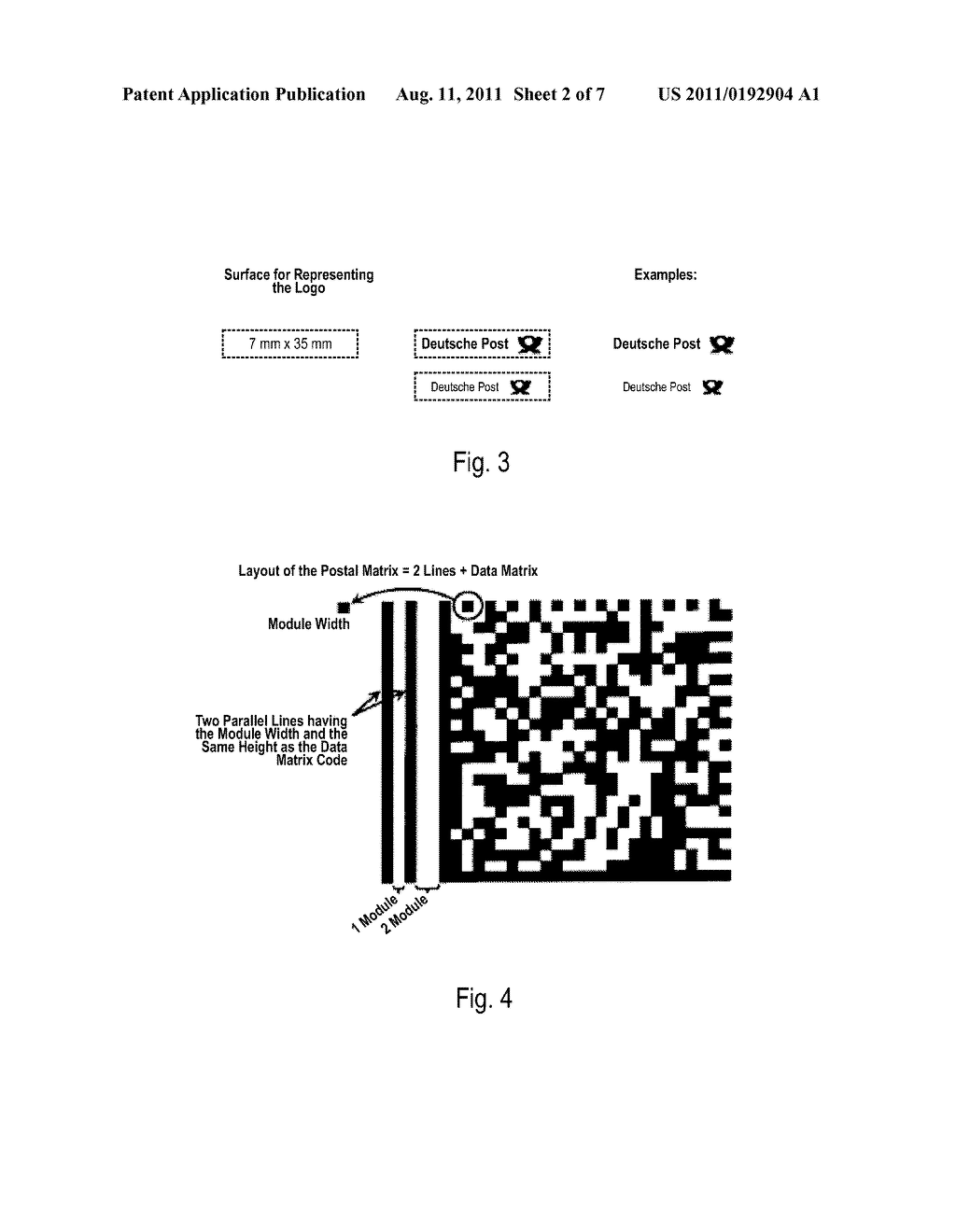 METHOD FOR IDENTIFYING A CODE APPLIED TO A POSTAL ITEM, DEVICE FOR     CARRYING OUT SAID METHOD AND METHOD FOR PROVIDING THE POSTAL ITEM WITH     THE MACHINE-READABLE CODE - diagram, schematic, and image 03