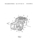 VALVE WITH OPERATING MEANS BETWEEN TWO OUTLET PASSAGES diagram and image