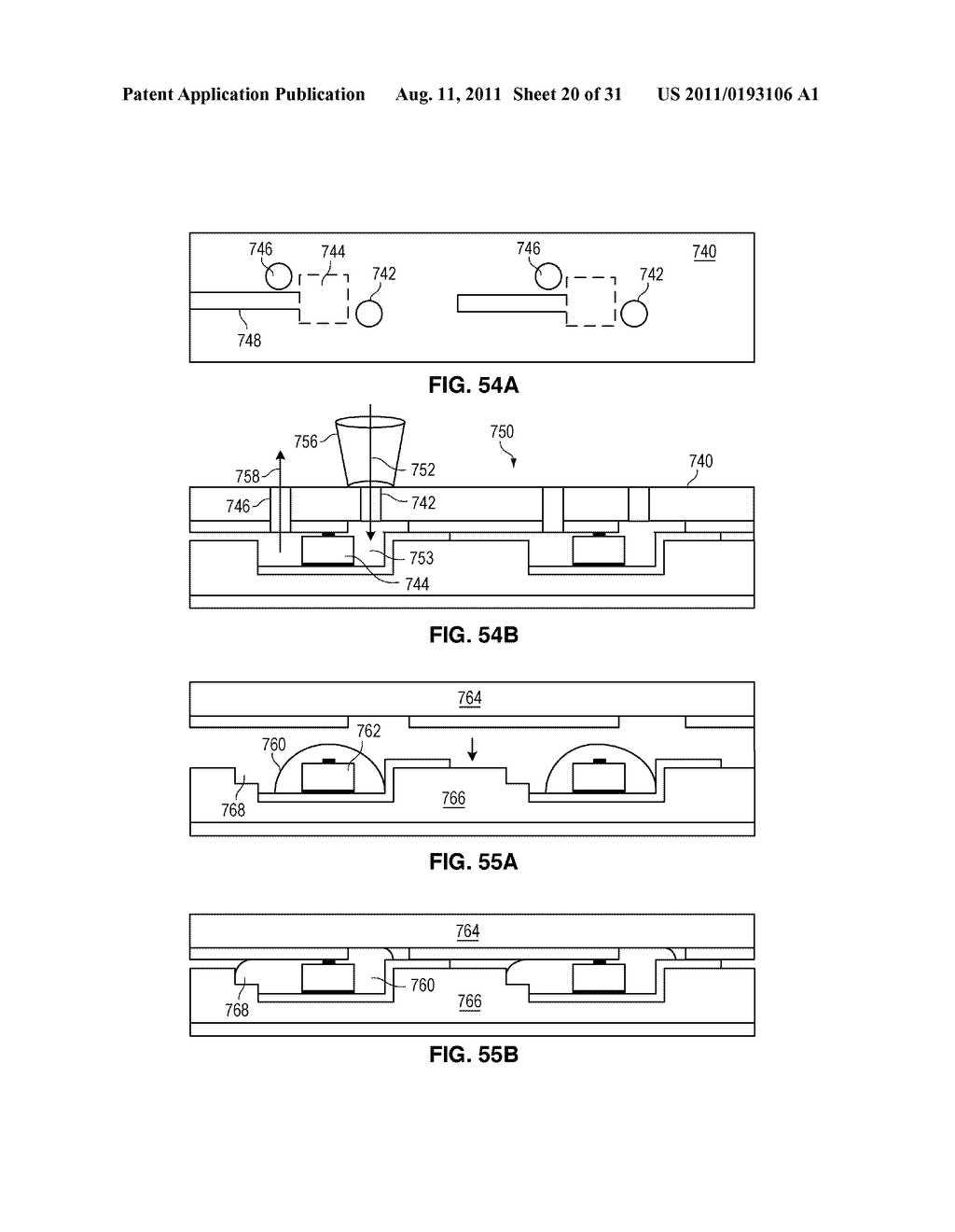 Solid State Light Sheet for General Illumination Having Metal     Interconnector Through Layer for Connecting Dies in Series - diagram, schematic, and image 21