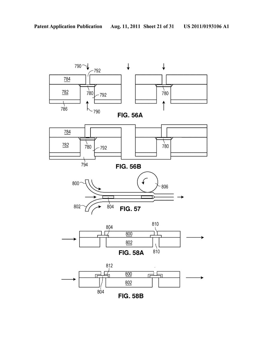 Solid State Light Sheet for General Illumination Having Metal     Interconnector Through Layer for Connecting Dies in Series - diagram, schematic, and image 22