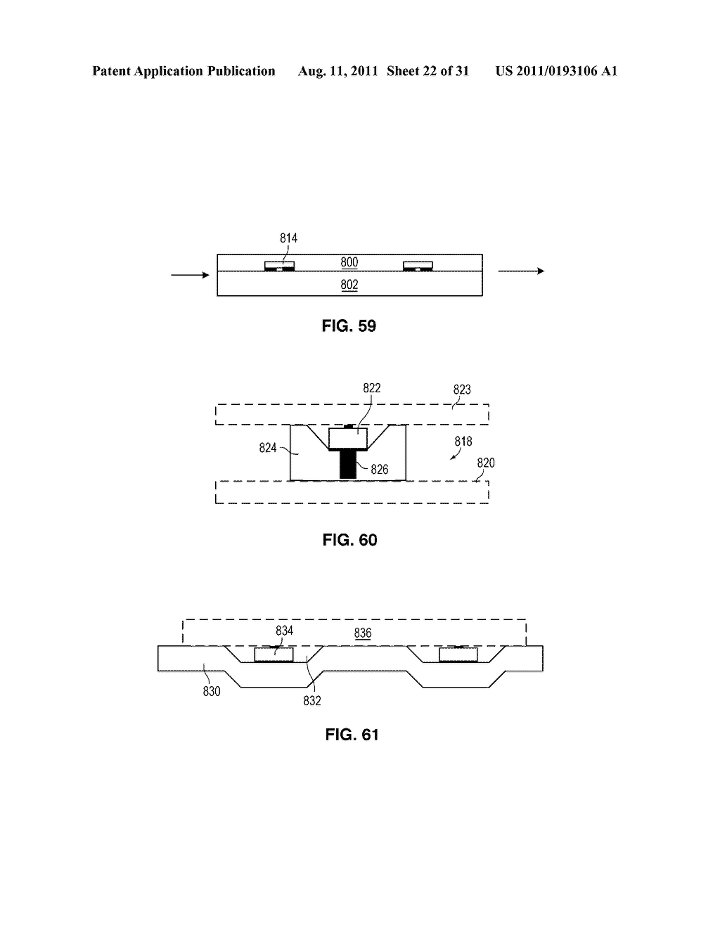 Solid State Light Sheet for General Illumination Having Metal     Interconnector Through Layer for Connecting Dies in Series - diagram, schematic, and image 23