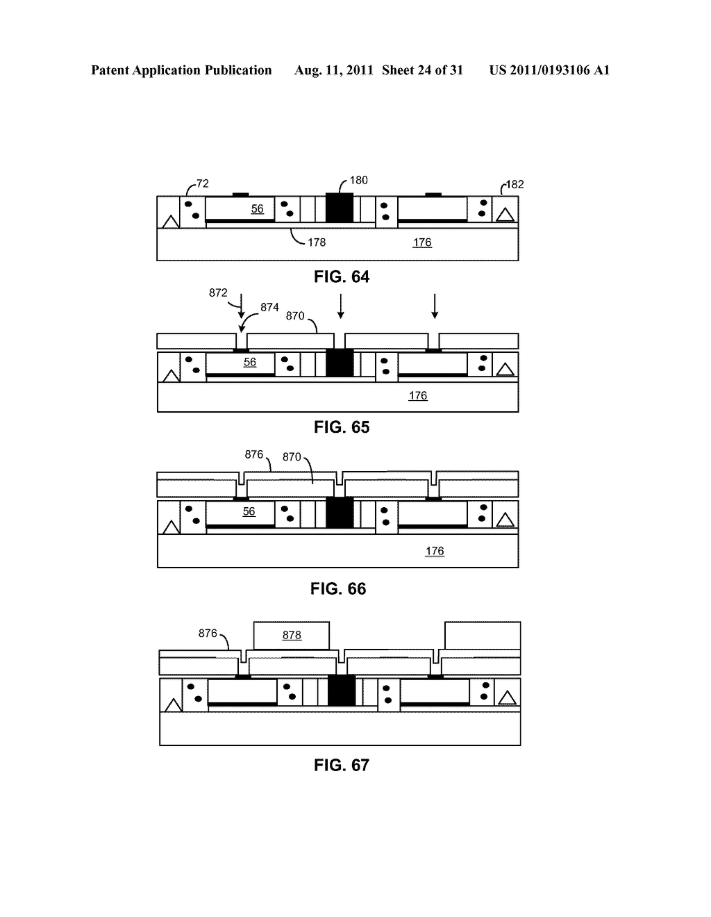 Solid State Light Sheet for General Illumination Having Metal     Interconnector Through Layer for Connecting Dies in Series - diagram, schematic, and image 25