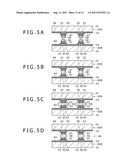 SEMICONDUCTOR DEVICE, CHIP-ON-CHIP MOUNTING STRUCTURE, METHOD OF     MANUFACTURING THE SEMICONDUCTOR DEVICE, AND METHOD OF FORMING THE     CHIP-ON-CHIP MOUNTING STRUCTURE diagram and image