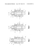 Method for Producing a Molded Part Provided with a Through-Hole diagram and image