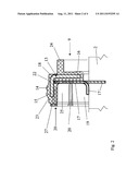 SEALING ARRANGEMENT BETWEEN A STATIONARY FIRST MACHINE PART AND A SECOND     MACHINE PART THAT ROTATES AROUND THE FIRST MACHINE PART diagram and image