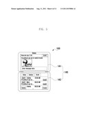 MOBILE TERMINAL HAVING MULTIPLE DISPLAY UNITS AND DATA HANDLING METHOD FOR     THE SAME diagram and image