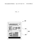 MOBILE TERMINAL HAVING MULTIPLE DISPLAY UNITS AND DATA HANDLING METHOD FOR     THE SAME diagram and image