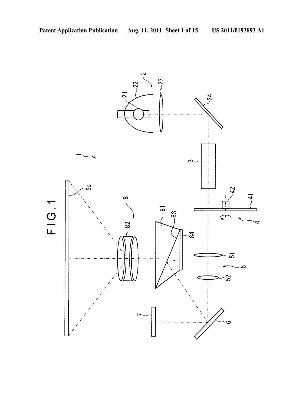 PROJECTOR FOR ACHIEVING A WIDE VARIETY OF GRADATION AND COLOR     REPRESENTATION, PROJECTION SYSTEM, PROGRAM AND RECORDING MEDIUM - diagram, schematic, and image 02