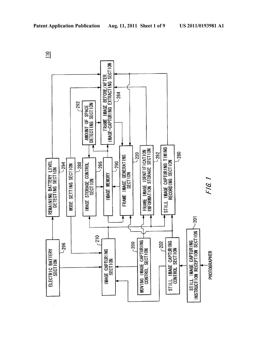 IMAGE CAPTURING APPARATUS, IMAGE CAPTURING METHOD AND PROGRAM FOR THE     IMAGE CAPTURING APPARATUS - diagram, schematic, and image 02