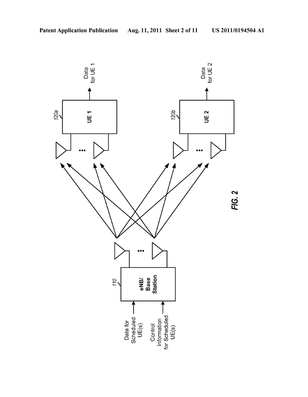 METHOD AND APPARATUS FOR SUPPORTING SINGLE-USER MULTIPLE-INPUT     MULTIPLE-OUTPUT (SU-MIMO) AND MULTI-USER MIMO (MU-MIMO) - diagram, schematic, and image 03