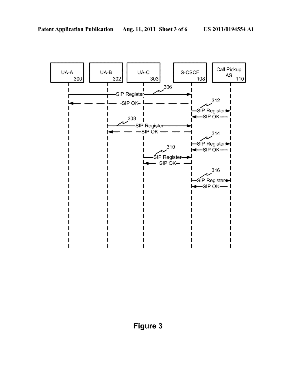 SYSTEMS AND METHODS FOR IMPLEMENTING CALL PICK UP USING GRUU AN IMS     NETWORK - diagram, schematic, and image 04