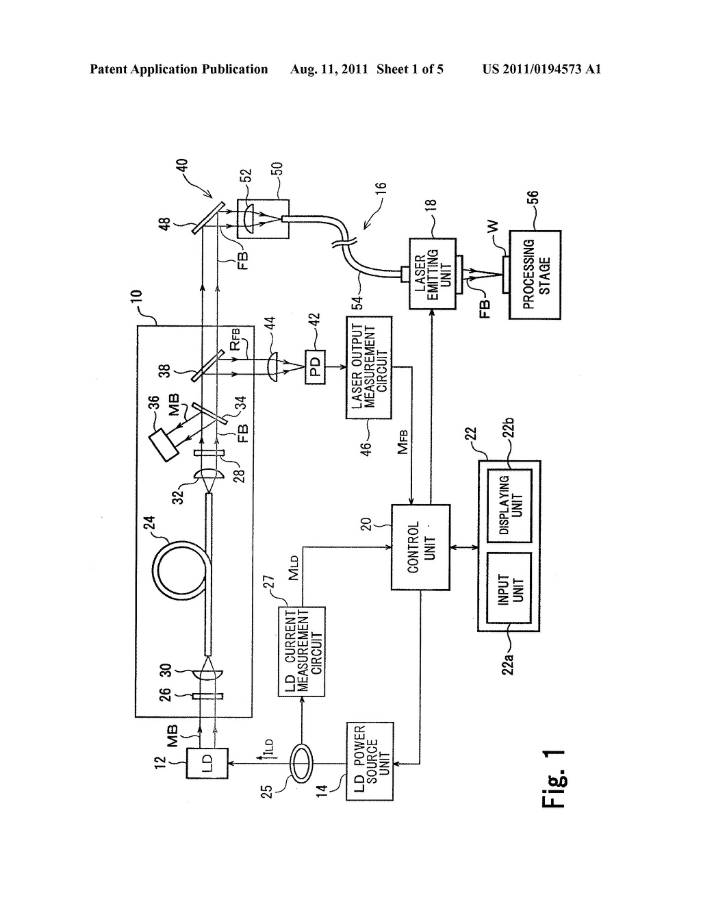 FIBER LASER PROCESSING APPARATUS - diagram, schematic, and image 02