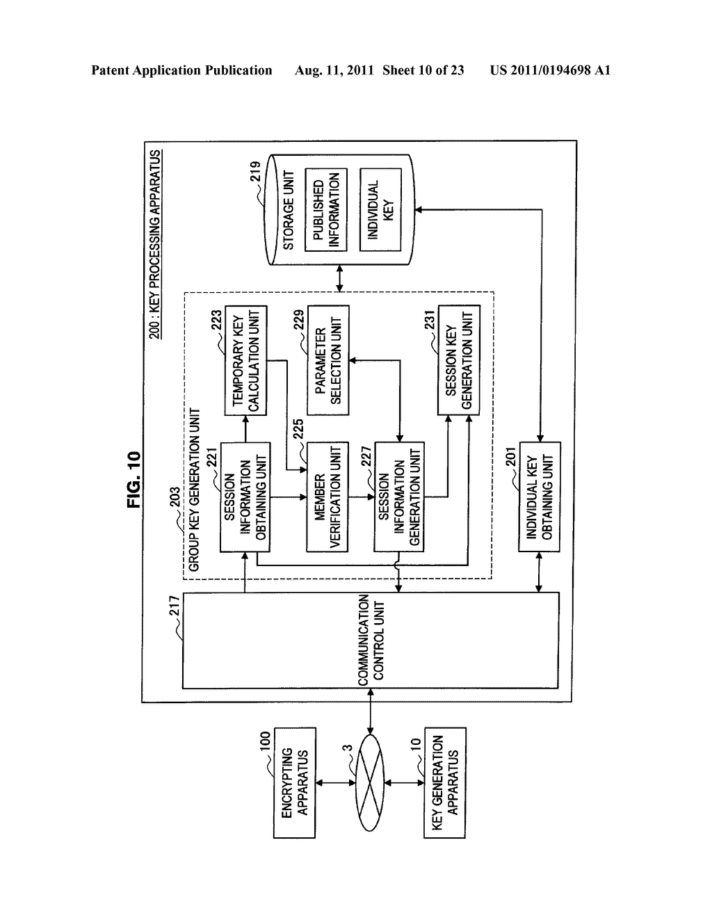 Key Sharing System - diagram, schematic, and image 11