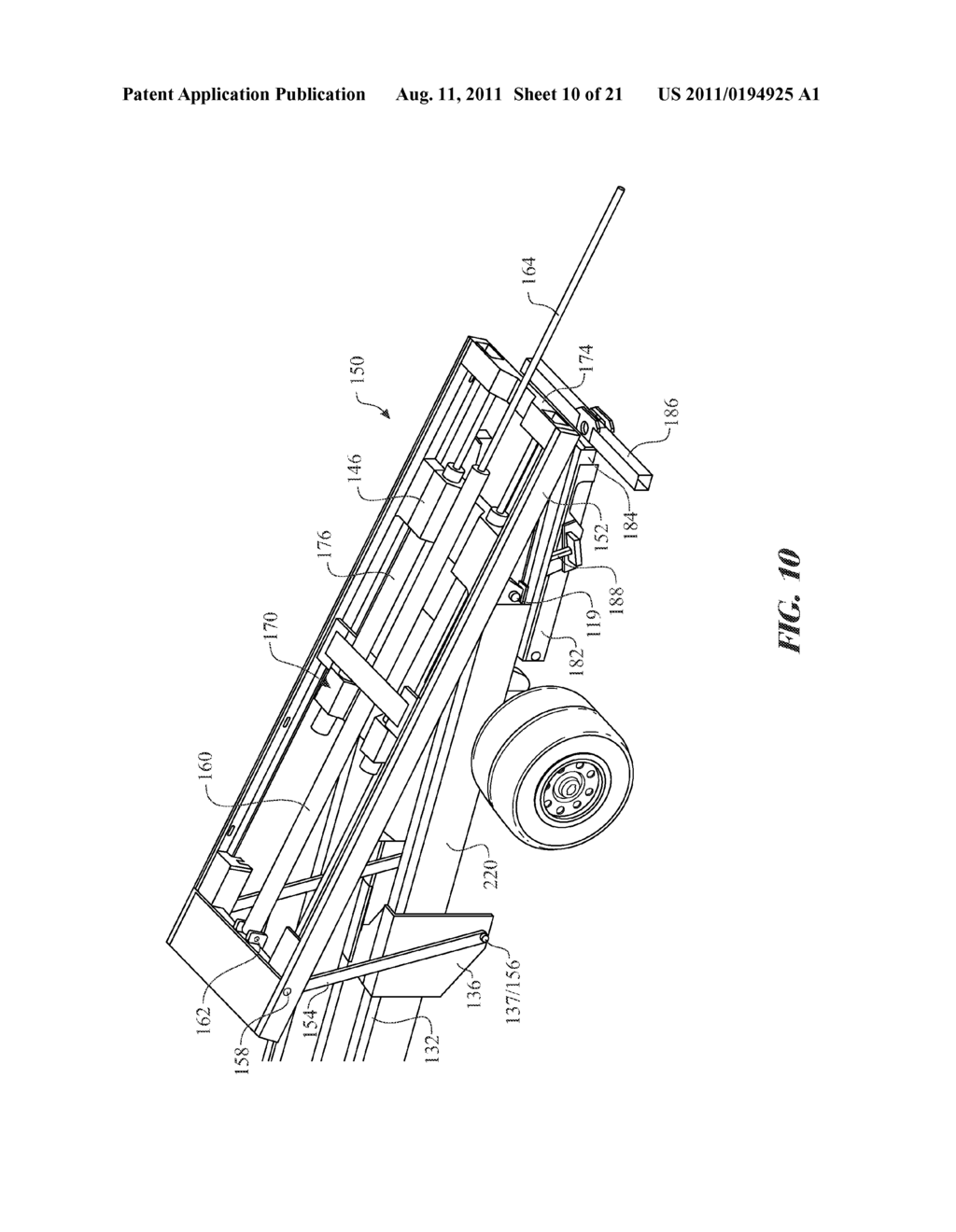 FLATBED TOW TRUCK PIVOTING PLATFORM ASSEMBLY AND METHOD OF USE - diagram, schematic, and image 11