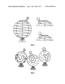 THREE DIMENSIONAL DISPLAYS HAVING DEFORMABLE CONSTRUCTIONS diagram and image