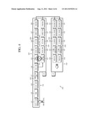 LAYOUT FOR GLASS MANUFACTURING SYSTEM, GLASS HANDLING METHOD, AND GLASS     THEREFROM diagram and image