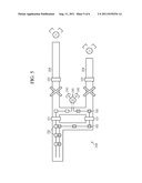 LAYOUT FOR GLASS MANUFACTURING SYSTEM, GLASS HANDLING METHOD, AND GLASS     THEREFROM diagram and image