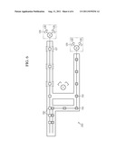 LAYOUT FOR GLASS MANUFACTURING SYSTEM, GLASS HANDLING METHOD, AND GLASS     THEREFROM diagram and image